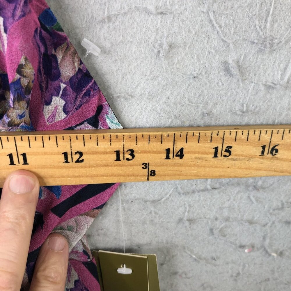 Nicole Miller Dress Womens 4 Halter Maxi Floral Wedding Party Formal Event - Picture 4 of 16